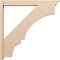 Ekena Millwork 6-in W x 48-in D x 48-in H Balboa Trad Rough Cedar Woodgrain TimberThane Outlooker, Primed Tan OUTUR060X48X48BOA04RCPR - alternate 2